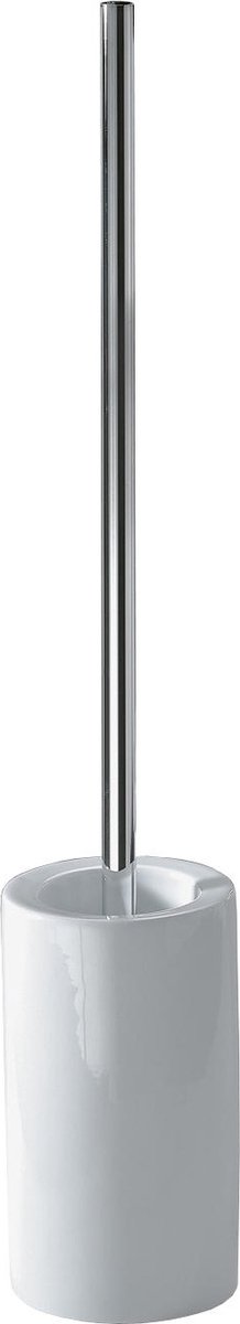 Decor Walther toiletborstel lange steel ronde pot wit porselein+croom