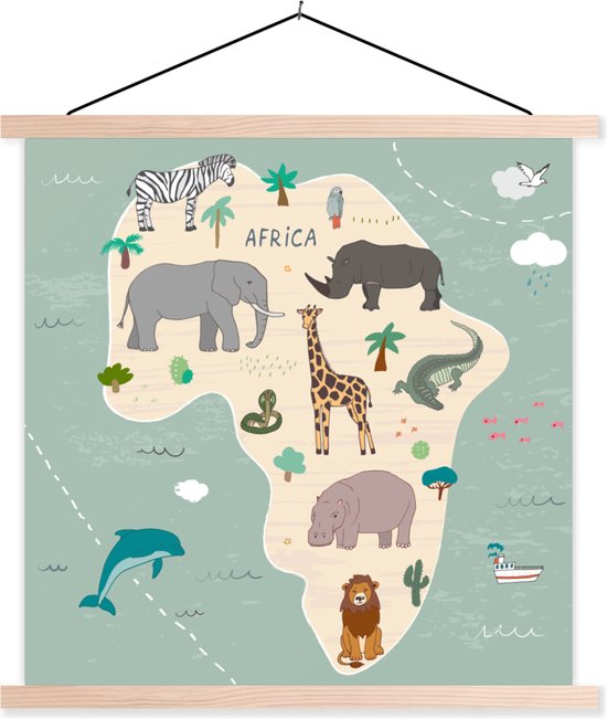 Afrique - Wereldkaart des enfants - Animaux