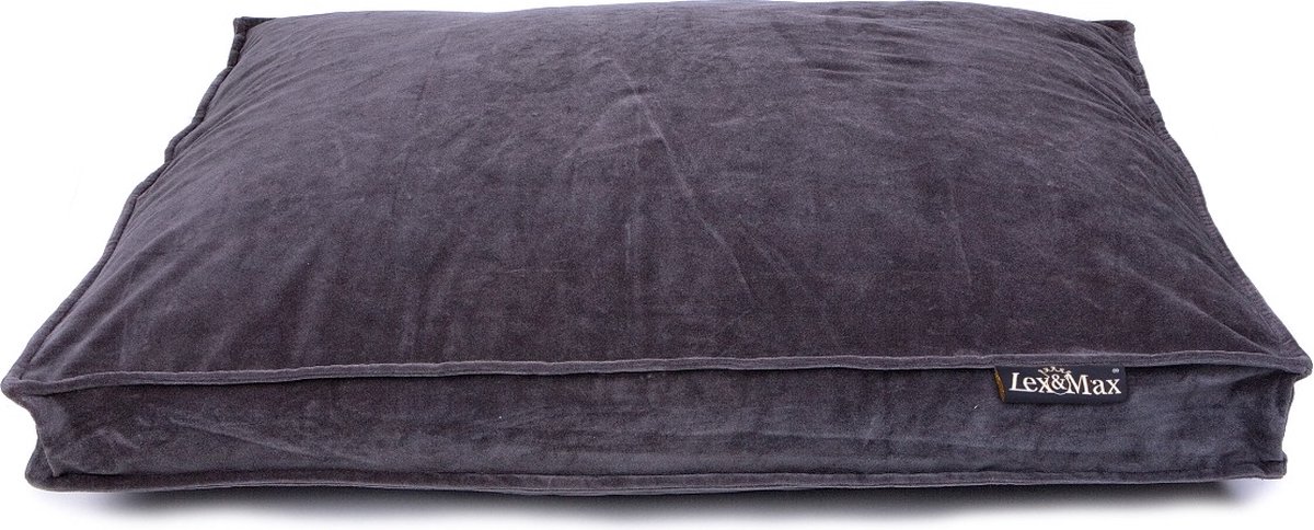 Lex & Max Royal Velvet - Boxbed – Grijs – 75x50cm