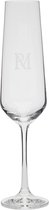 Riviera Maison Champagneglas - RM Monogram Bubbles Glass - Transparant