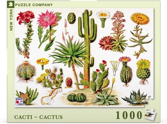 Cactus ~ Cactus - NYPC Vintage Images Collection Puzzle 1000 pièces