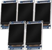 AZDelivery 5 x SPI TFT Display met 1,77 inch ST7735 en 128x160 Pixels compatibel met Arduino Inclusief E-Book!