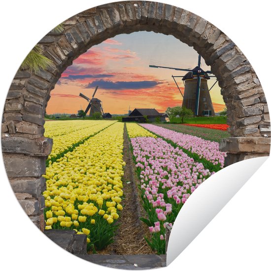 Gards Tuinposter Doorkijk Regenboog in de Heuvel Bossen - 150x100 cm Gards Tuinposter Doorkijk Regenboog in de Heuvel Bossen - 150x100 cm