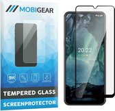 Mobigear Screenprotector geschikt voor Nokia G11 Glazen | Mobigear Premium Screenprotector - Case Friendly - Zwart