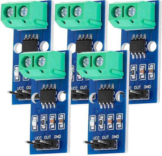 AZDelivery 5 x ACS712 30A Ampère Huidige Sensor Range Module Huidige ...