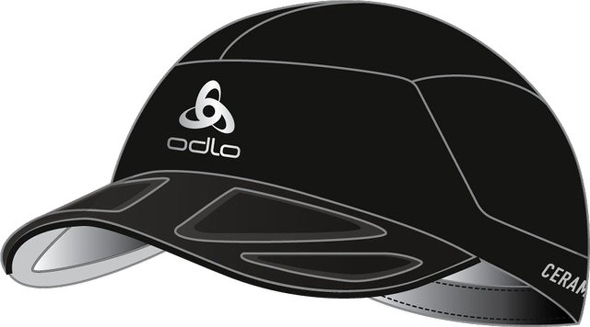 Odlo Cap Saikai Uvp ZWART - Maat S/M