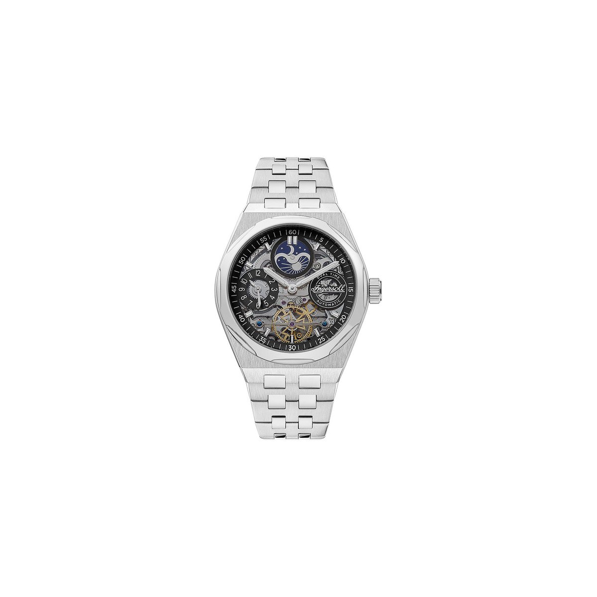 Ingersoll herenhorloges analoog aan automatisch One Size Zilver 32022364