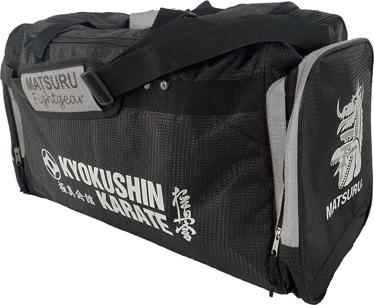 Matsuru Hong Ming Kyokushin Sporttas Zwart - Zilver - Klein