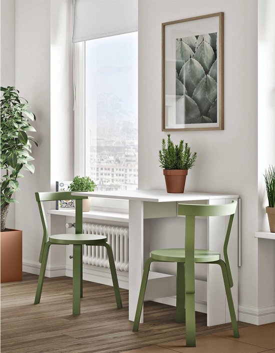 Keukentafel of Bureau, Houten Tafelblad voor Eettafel, Eettafel, klaptafel, inklapbare eettafel, wandmontage, inklapbaar bureau, voor op kantoor, keuken, eetkamer-80 * 50 * 1.6 cm-zwart