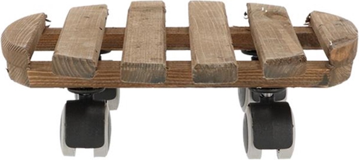 Plantentrolley - Hout - ⌀ 29 cm