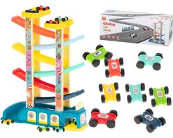 Autobaan - Racebaan - Rollerbaan - Garage - Inc. 8 Auto's - Auto Speelgoed - Jongens