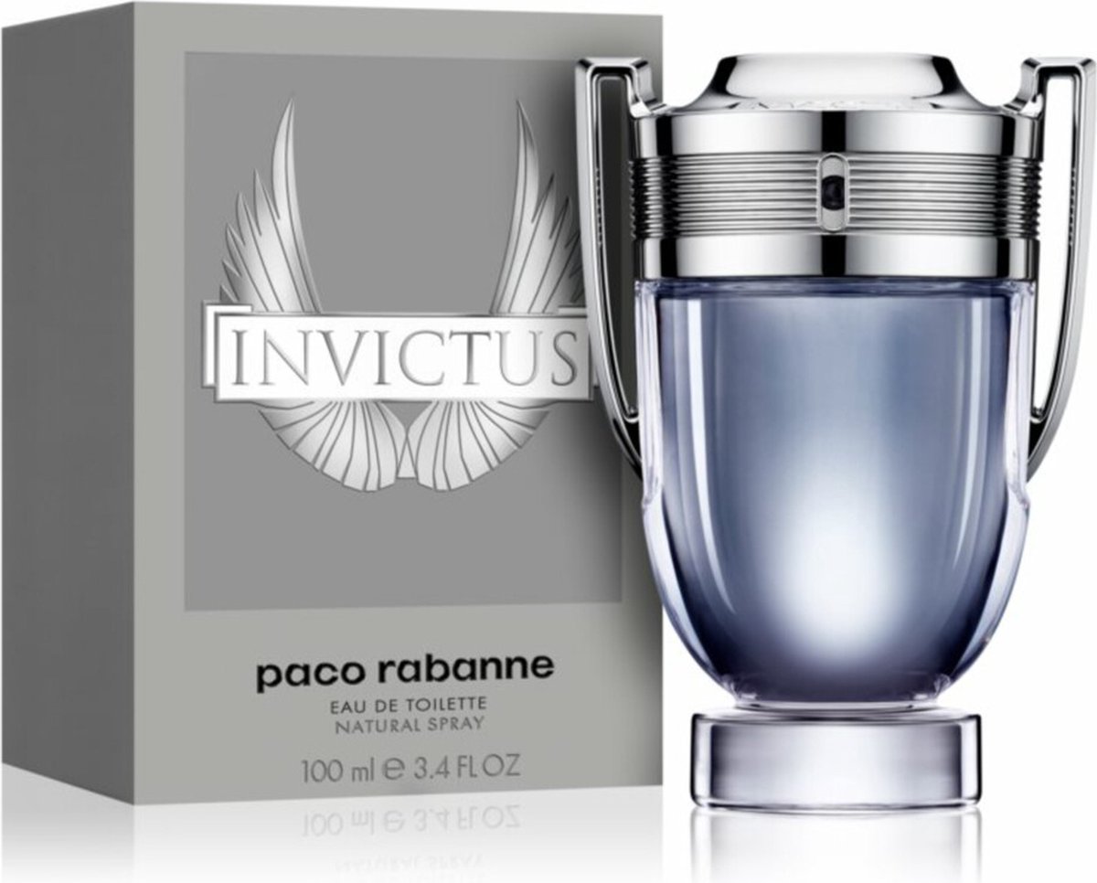 Paco Rabanne Invictus 100 ml Eau de Toilette Herenparfum bol