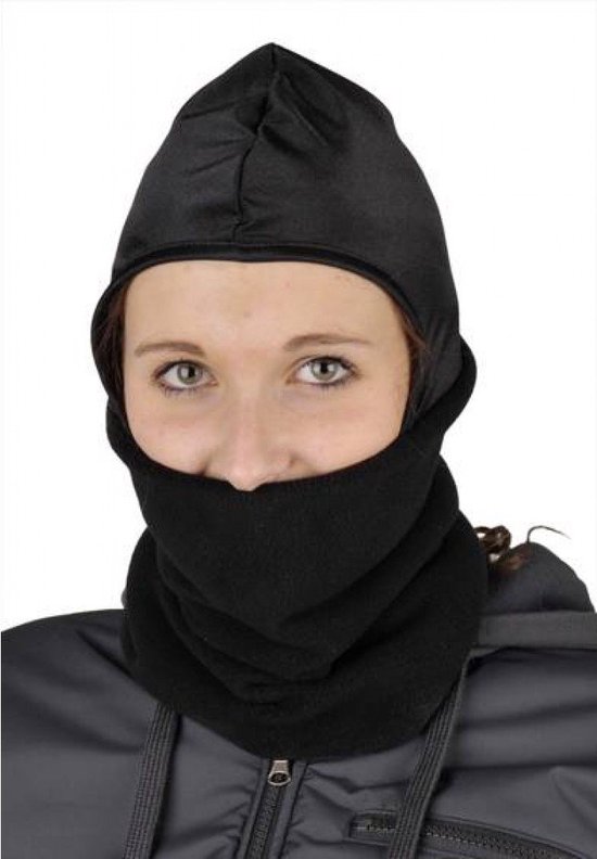 Muts met hoofd en gezichtsbedekkin