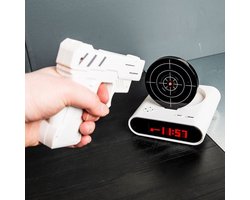 Ditverzinjeniet.nl Gun Alarmklok - Wit