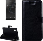 Bookcase Geschikt voor: Sony Xperia L1 Zwart - portemonee hoesje - ZT Accessoires