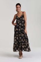 Shiwi SICILY dress VACATION PALM - black - M
