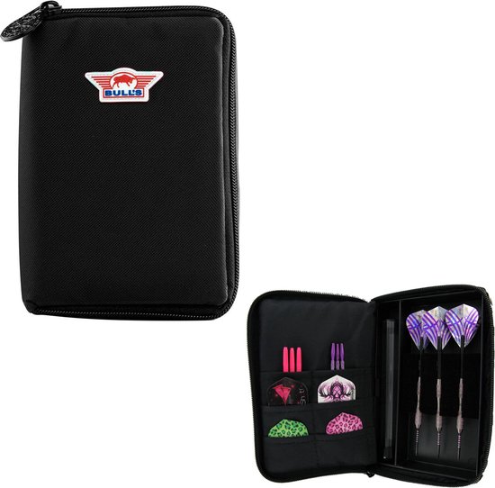 Bull's Unitas Case Nylon Black - Dart Case - Darts van Bull's — afbeelding 4