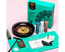 Gentlemens Hardware Mini Roulette Spel – Compact Formaat – Organiseer Thuis je Eigen Casino Avond