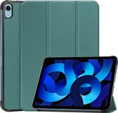 Case2go - Étui pour tablette Apple iPad 10 10.9 (2022) - Étui à trois volets avec fonction Auto/Wake - Vert foncé