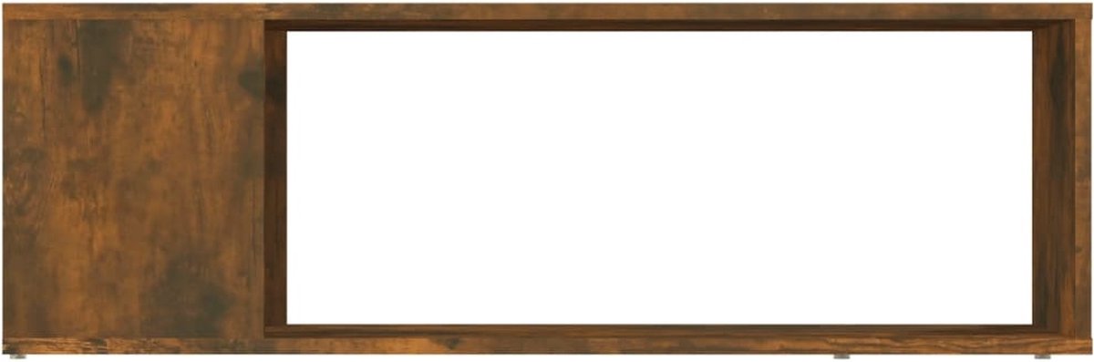 Tv-meubel 100x24x32 cm bewerkt hout hoogglans wit | -nl