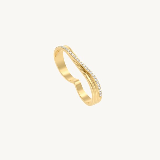 Layla Gold Double Ring 36mm