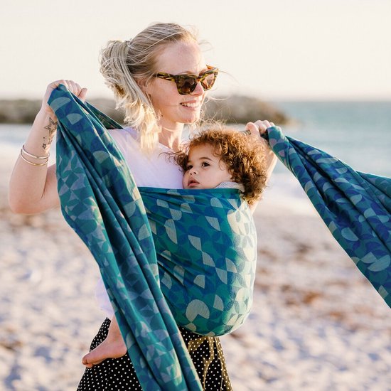 Hoppediz Elastische babydraagdoek - voor pasgeborenen vanaf de geboorte