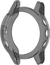 Strap-it TPU case - zwart bescherm hoesje geschikt voor Garmin Fenix 7s - zwarte beschermhoes voor de kleinere Garmin Fenix 7s