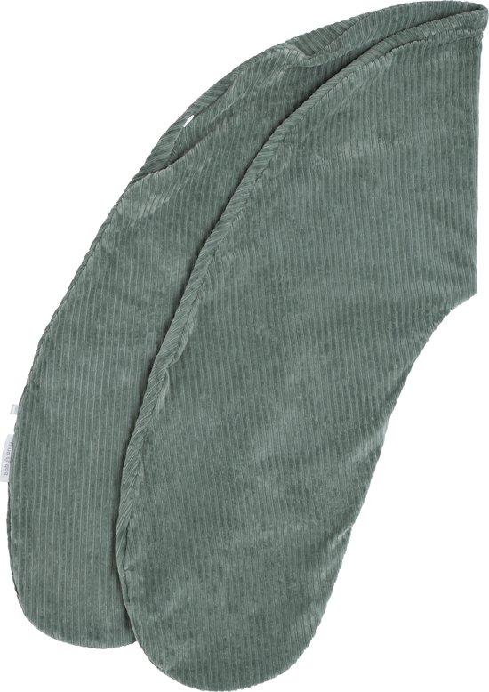 Voedingskussen - Baby's Only Voedingskussenhoes - Zwangerschapskussen hoes - Zijslaapkussen hoes Sense - Zeegroen - 160 cm