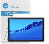 Tablet screenprotector geschikt voor Huawei MediaPad M5 Lite 10.1 - Case-friendly screenprotector - 2 stuks - Tempered Glass - Transparant