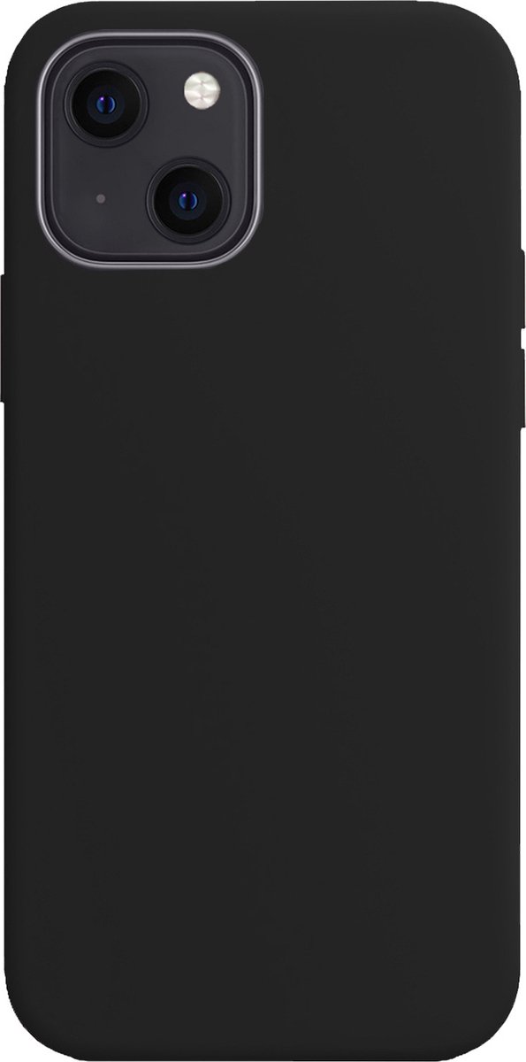 Hoes - Geschikt voor Apple iPhone 14 - Sterk & Shockproof - Hoesje Cover - Siliconen Case - Zwart