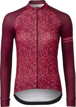 AGU Melange Fietsshirt Lange Mouwen Essential Dames - Rood - L