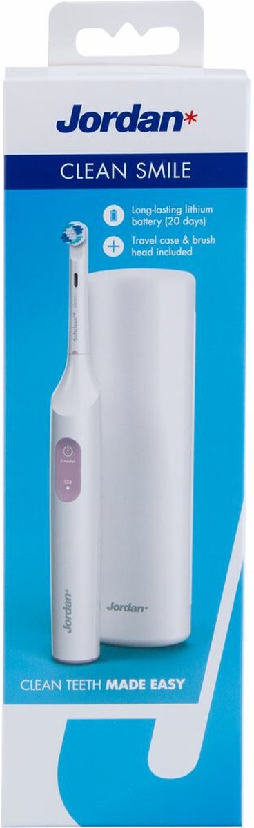 Jordan Elektrische Tandenborstel Clean Smile Roze -