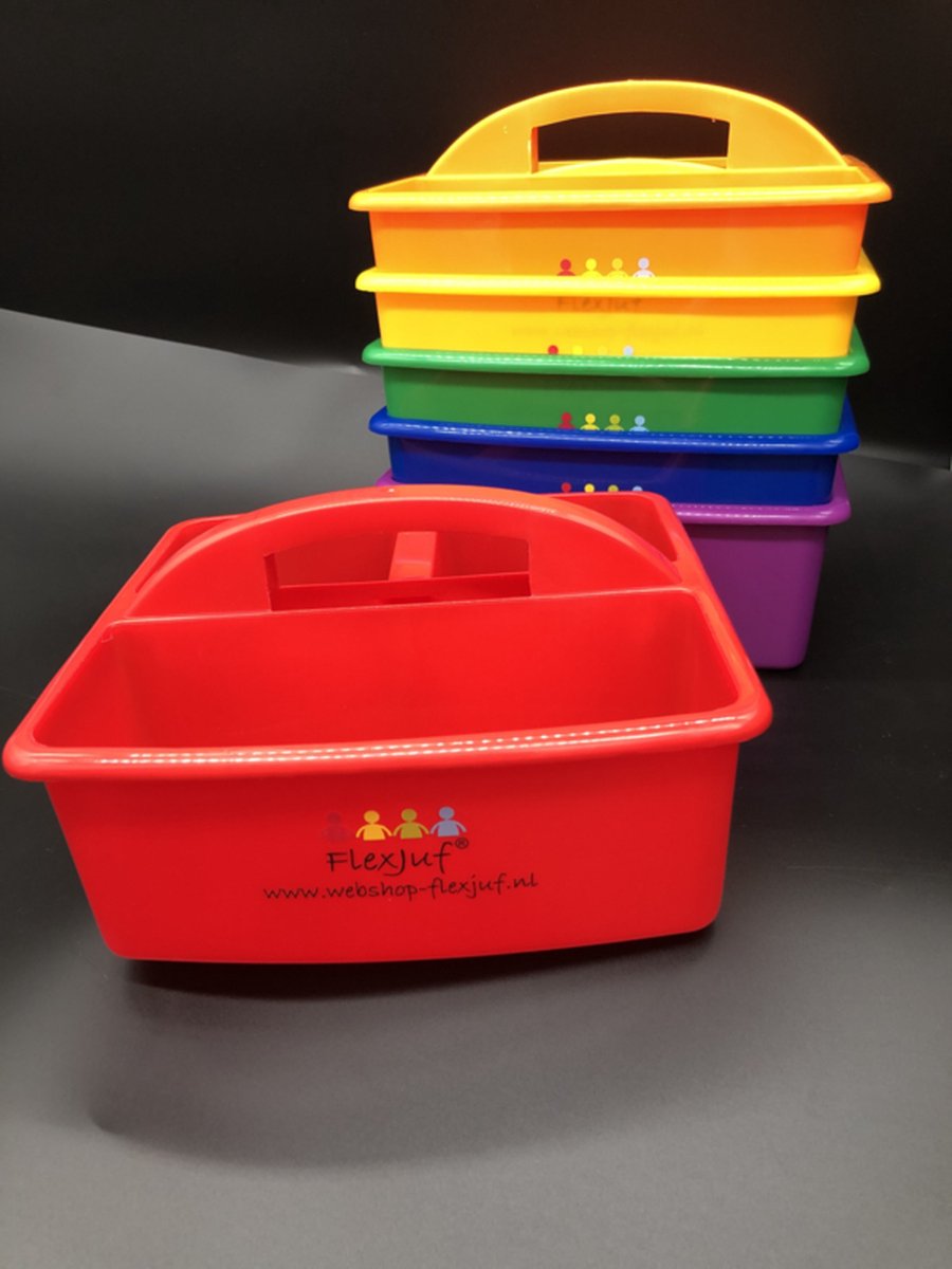 Pennenbak / Caddy Regenboog (6 st.)