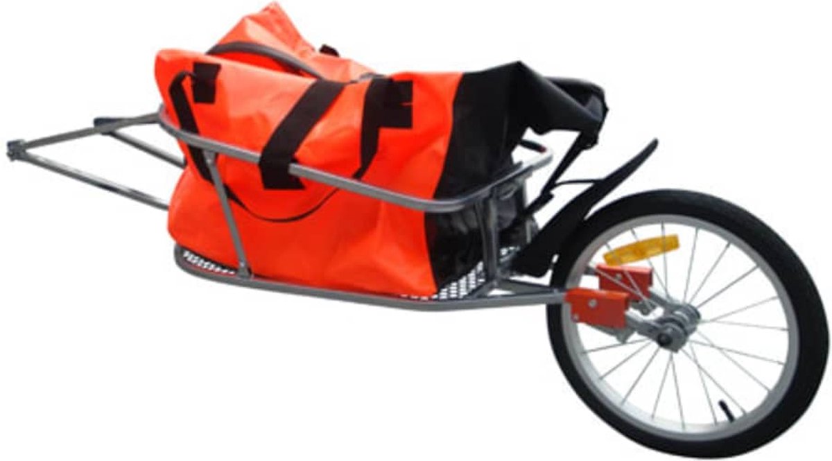Onderscheppen hoe te gebruiken Afleiden vidaXL Fietskar One-wheel met bagagetas | bol.com