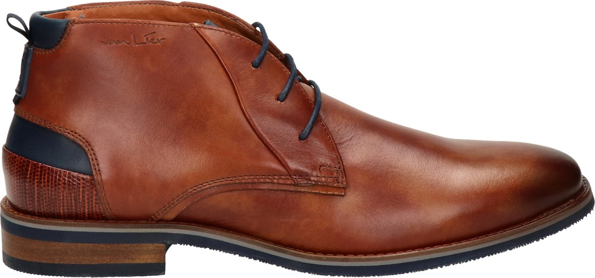 Van Lier Amalfi heren nette schoen - Cognac - Maat 41
