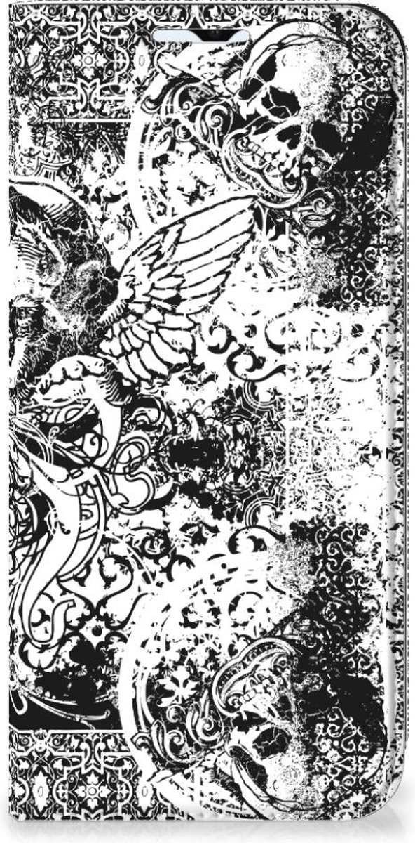 Book Case voor Mobiel BookCase Samsung Galaxy A23 Skulls Angel