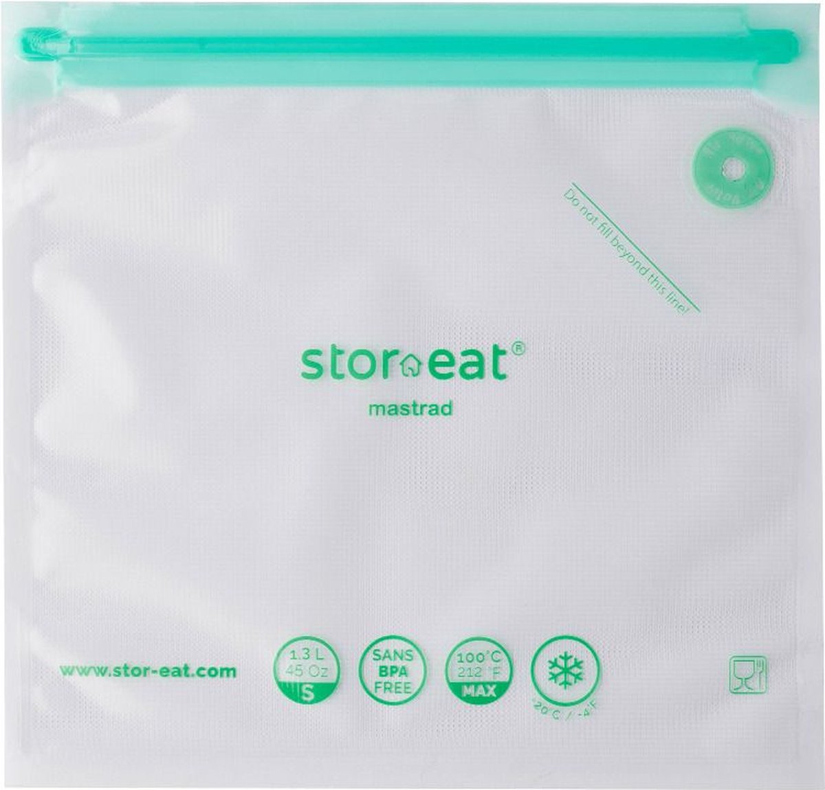 VacuĂĽmzakken, Set van 10 Stuks, S, 1.3 L - Mastrad | Stor'eat