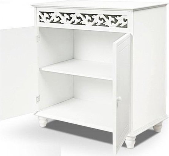 Monzana Commode -armoire en blanc