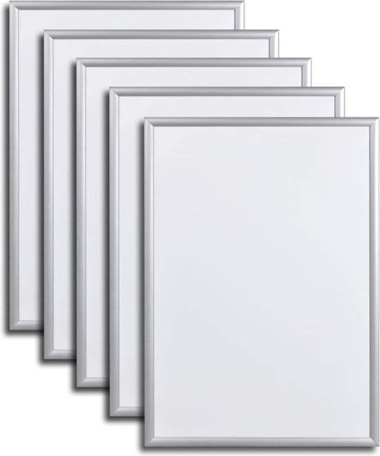 vidaXL Aluminum Kliklijst Poster Frame A1 594 x 841 mm 5 stuks