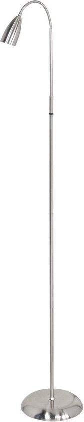 Moderne staande lamp Touchy Metal | 1 lichts | grijs / staal | metaal | verstelbaar | vloerlamp | modern design