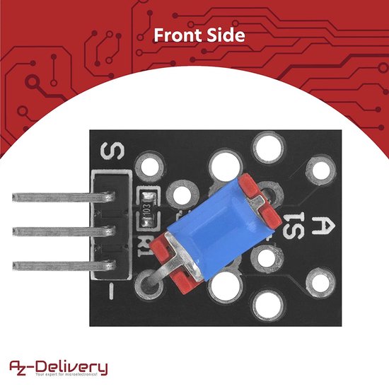 AZDelivery KY-020 Tilt Switch Shake Sensor compatibel met Arduino ...