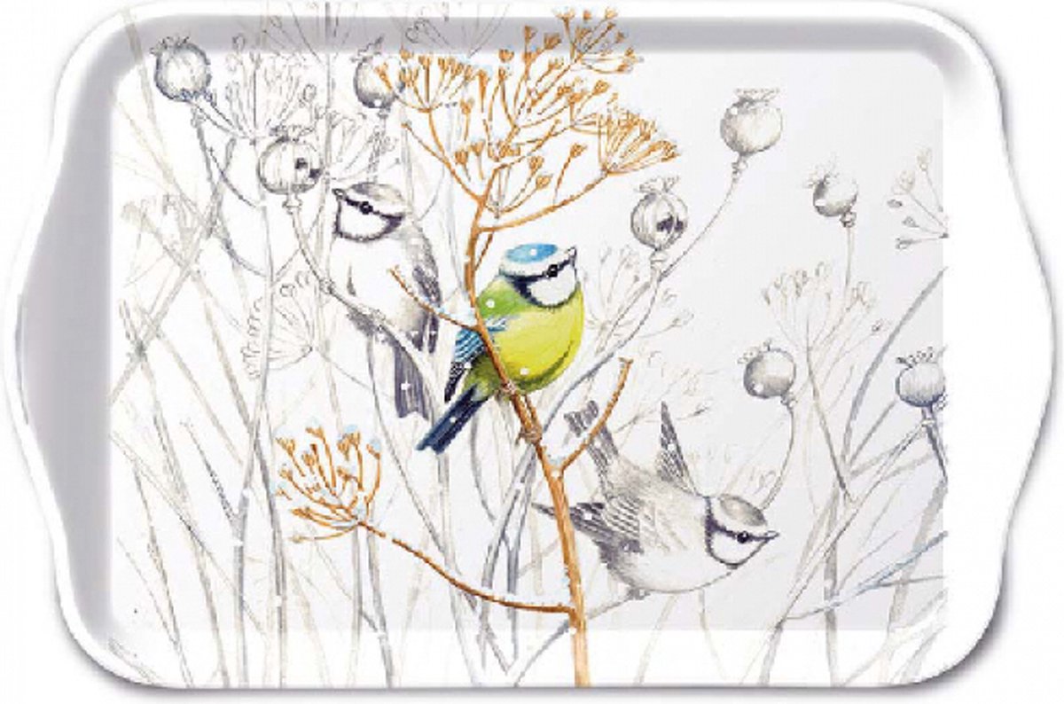 Ambiente dienblad Melamine Sweet Little Bird 13x21cm