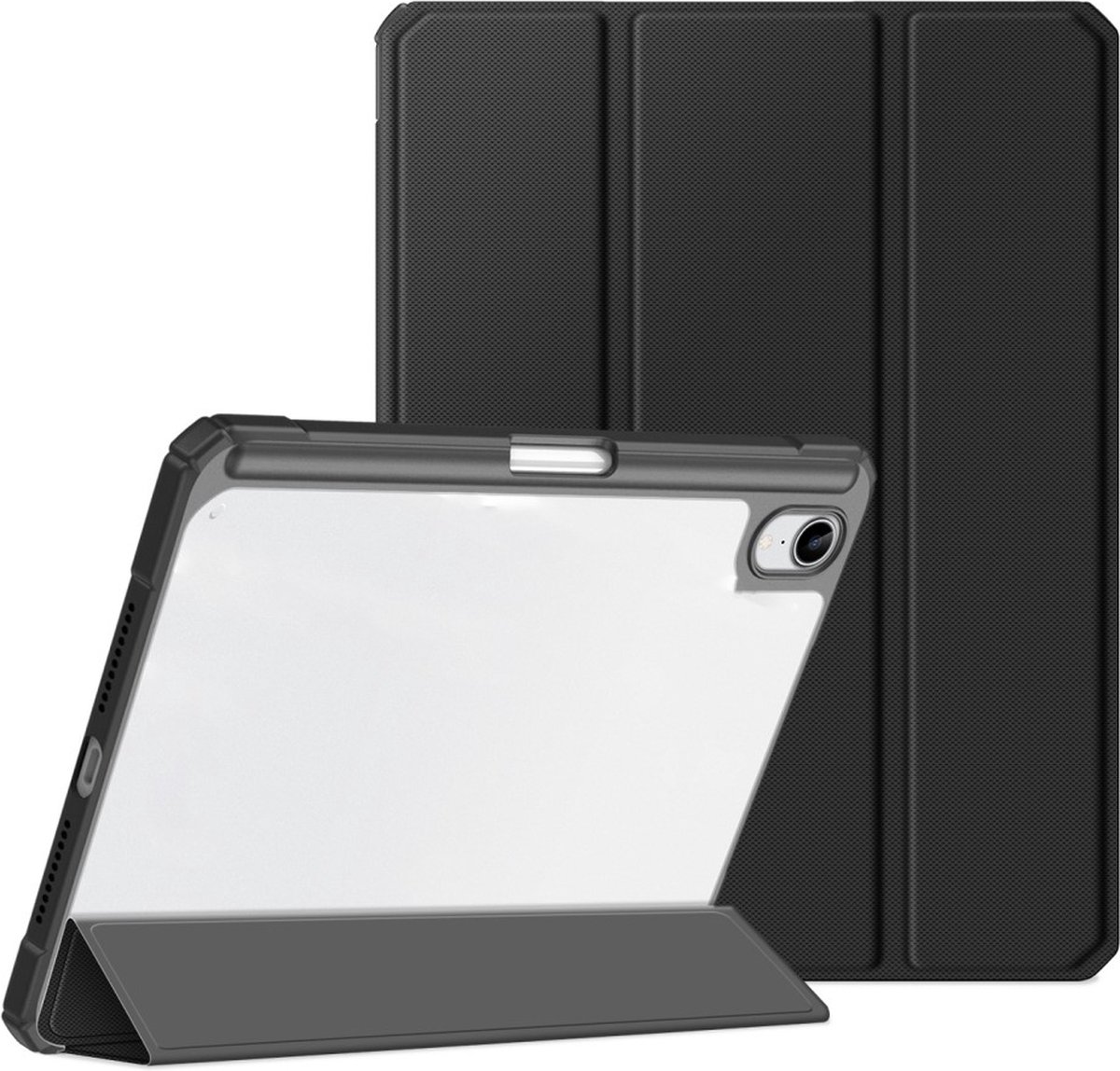 Dux Ducis Toby Slim Trifold hoes geschikt voor iPad mini 6 (2021) & iPad mini 7 (2024) - zwart