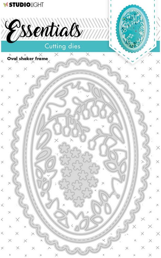 Essentials Die Shaker Cadre Ovale (SL- ES-CD225)