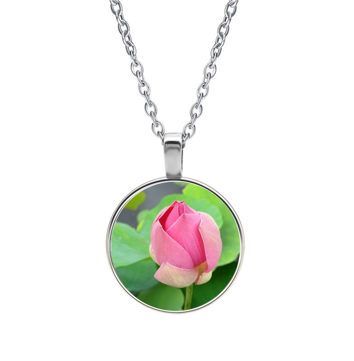 Ketting Glas - Bloem