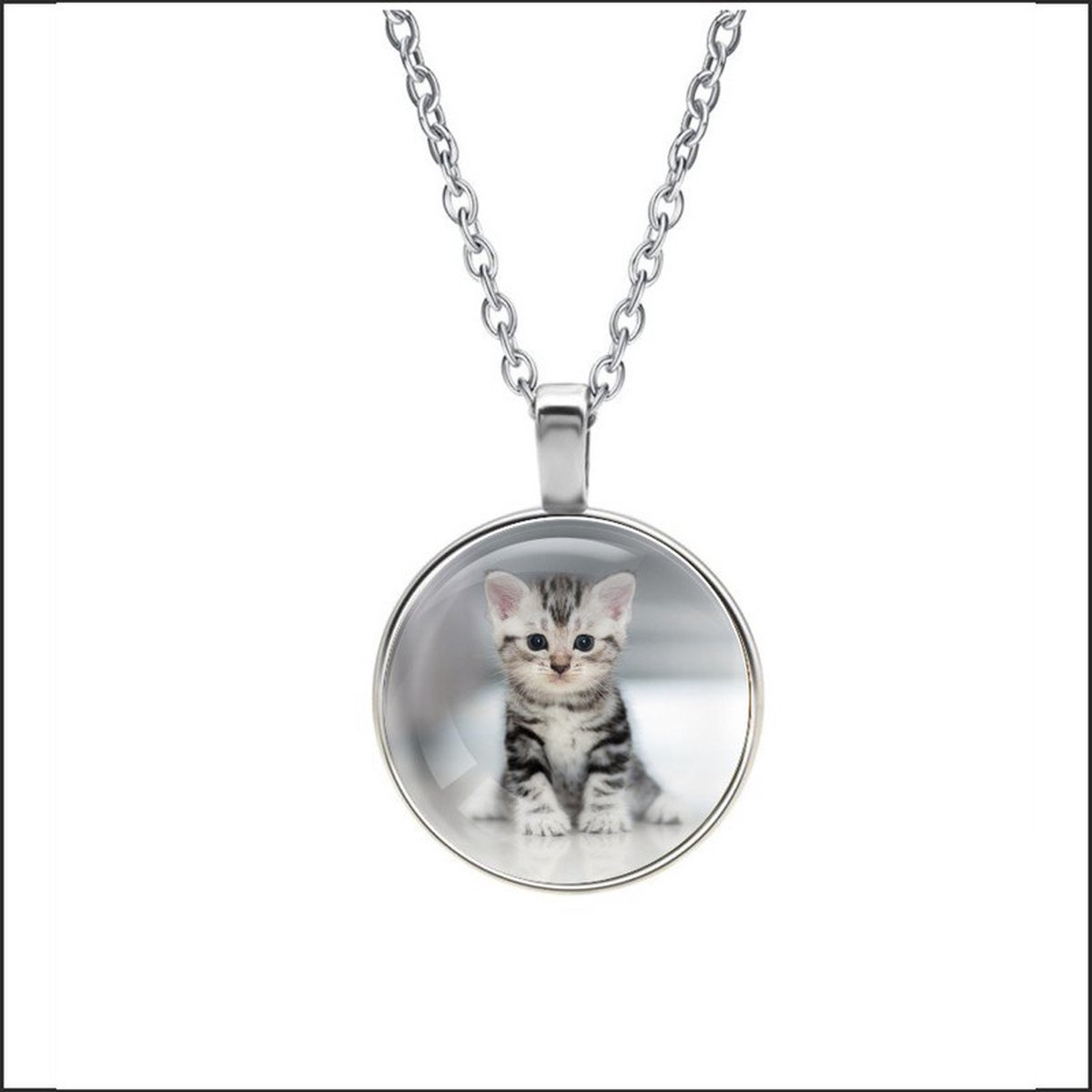 Ketting Glas - Kat