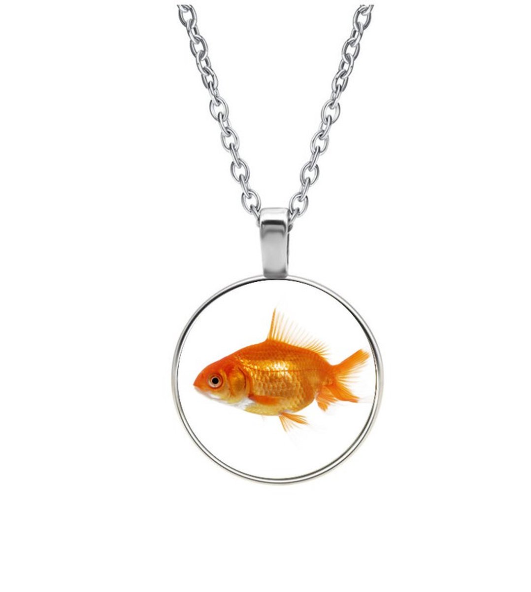 Ketting Glas - Goudvis