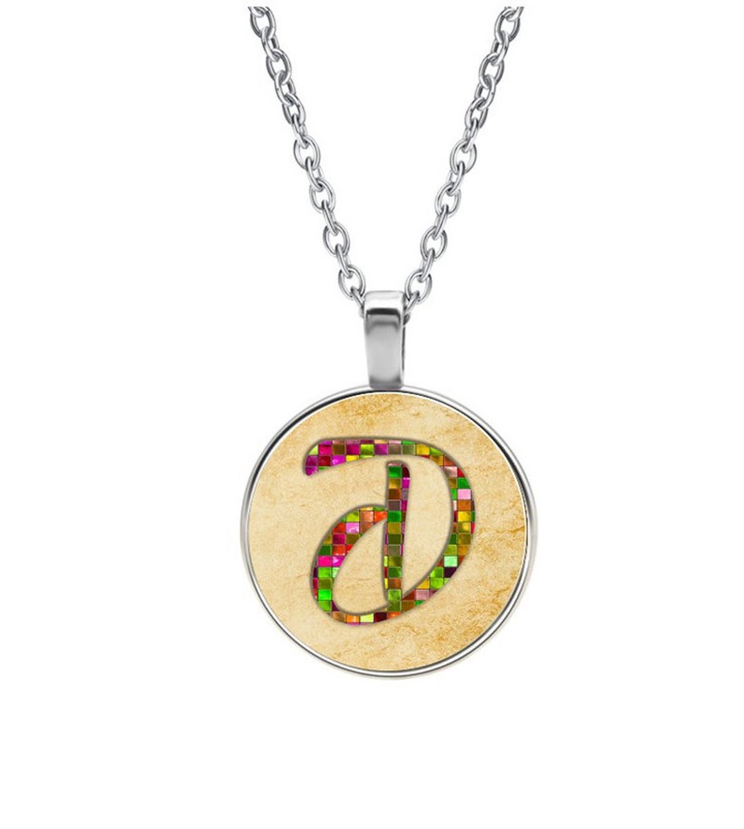 Ketting Glas - D