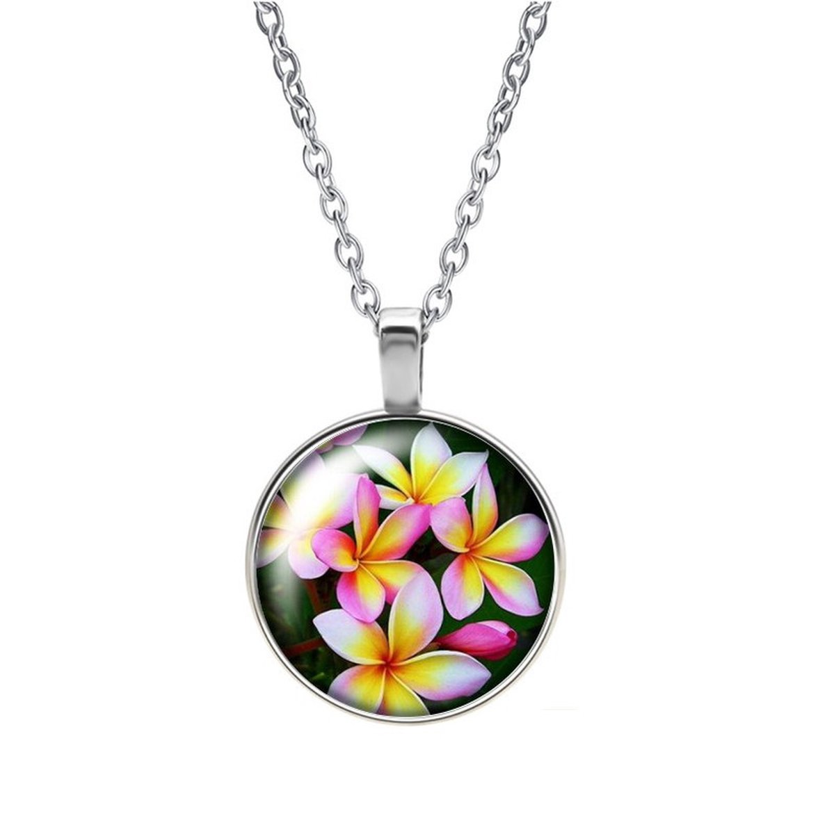 Ketting Glas - Bloem