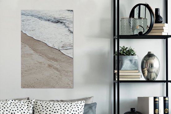 Canvas Schilderij Zee - Strand - Zomer - 60x90 cm - Wanddecoratie